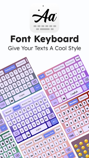 Font keyboard: Font Art, Emoji Screenshot 0