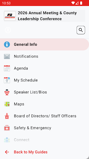IFBF Events Screenshot 2