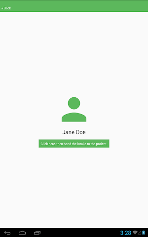 Patient Intake Screenshot 0