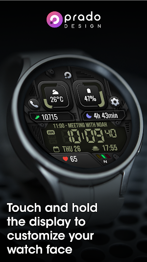 PRADO X105 Digital Watch Face Screenshot 3