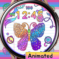 Colorful Butterfly_Watchface