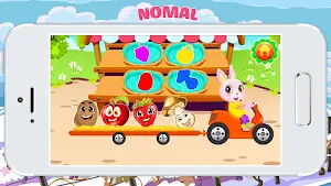 Fruits and vegetables puzzle Screenshot 1