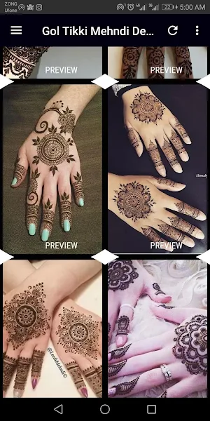 Gol Tikki Mehndi Designs 2019 Screenshot 0