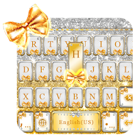 Golden Bow Keyboard Theme