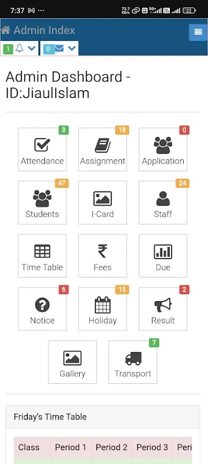 School Time App Screenshot 0