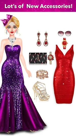Model Fashion Red Carpet: Dress Up Game For Girls Screenshot 2