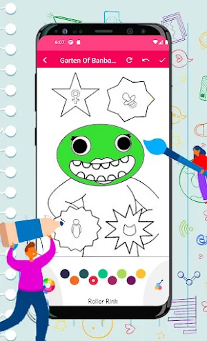 Garden of Banban Coloring Book Screenshot 1