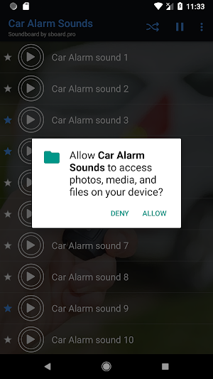 Car Alarm Sounds ~ Sboard.pro Screenshot 1
