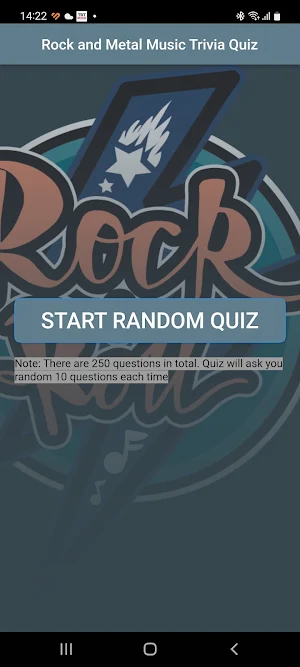 Rock & Metal Music Trivia Quiz Screenshot 0