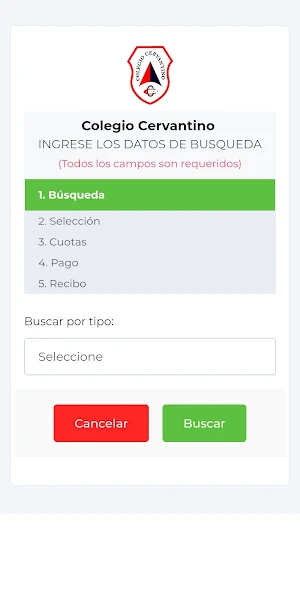 Colegio Cervantino - Mis Pagos Screenshot 2