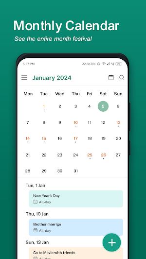 Calendar 2024 Screenshot 1