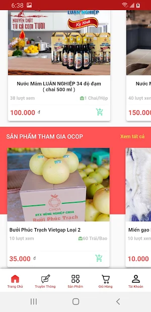 OCOP HÀ TĨNH: Sàn Blockchain Screenshot 1
