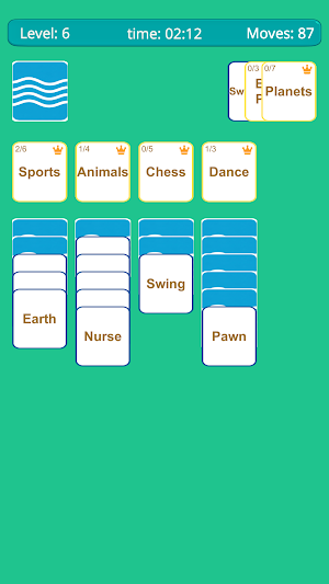 Word Associations Solitaire Screenshot 1