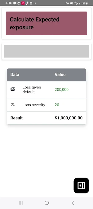 LGD Calculator Screenshot 1