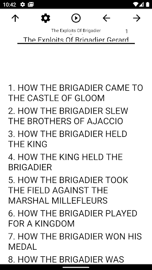 Book, The Exploits Of Brigadie Screenshot 0