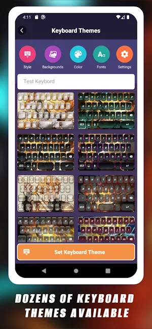 Zenitsu Keyboard Theme Screenshot 1