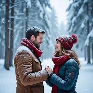 Winter Love Wallpaper Screenshot 2