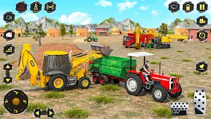 Real JCB Backhoe Loader Game Screenshot 0