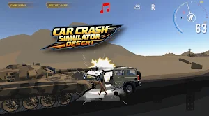 Car Crash Simulator Desert Screenshot 1