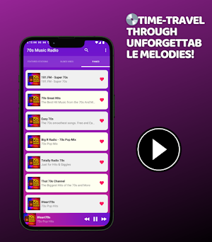 70s Music Radio Screenshot 2
