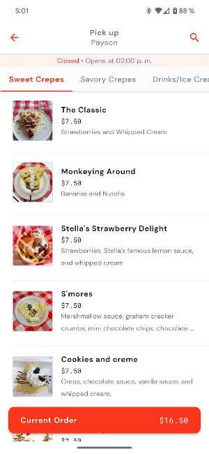 Stella's Crepes Screenshot 1
