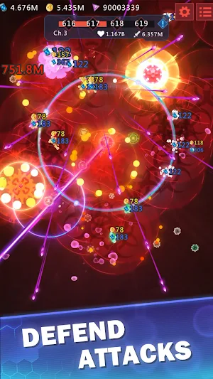 Last Cell - Idle Defense Screenshot 2