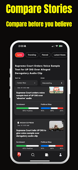 The Balanced News Screenshot 3