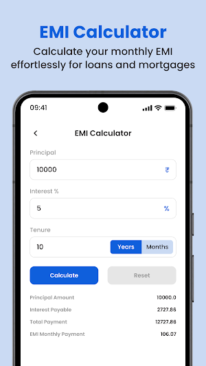 Aadhar Me EMI Loan Calculator Screenshot 1