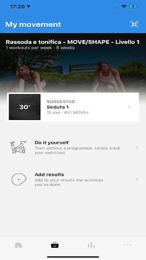 MyFit Center App Screenshot 1