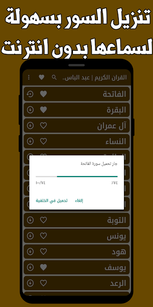 القران كامل عبد الباسط بدون نت Screenshot 3