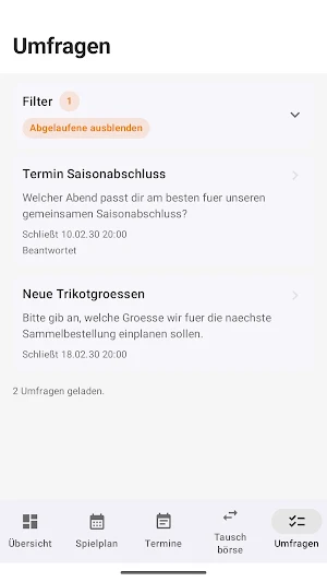 SchiedsrichterOrganizer Screenshot 3