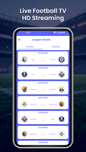Live Football TV HD Streaming Screenshot 1