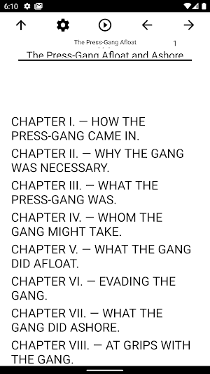 Book, The Press-Gang Afloat an Screenshot 0