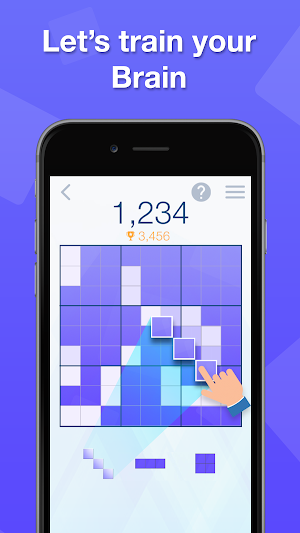 Nines! Purple Block Puzzle Screenshot 2