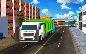 Trash Cleaner Truck Simulator Screenshot 1