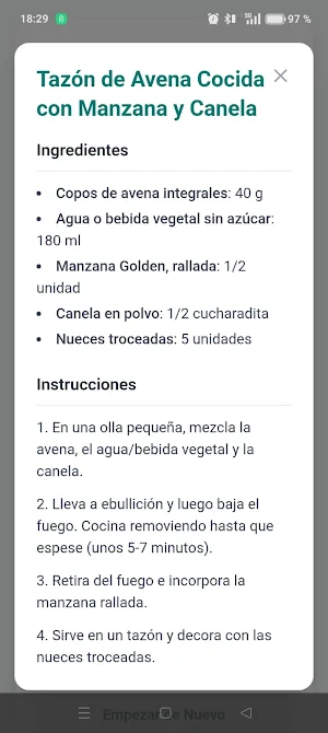 Planificador de Comidas con IA Screenshot 3