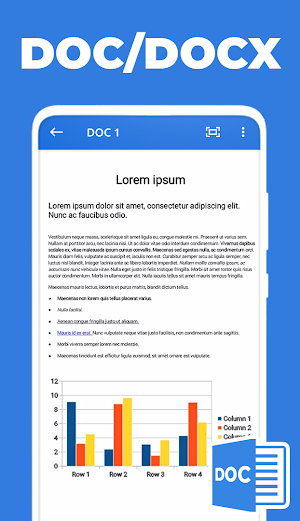 Document reader: PDF, DOC, XLS Screenshot 2