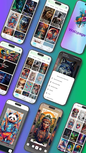 Wallpage: Magic AI Wallpaper Screenshot 0