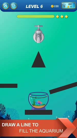 Save The Fish - Physics Puzzle Game Screenshot 1