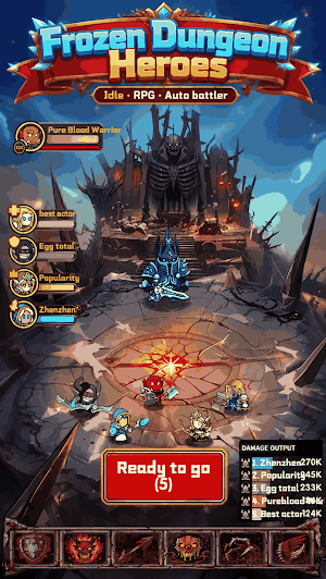 Frozen Dungeon Heroes Screenshot 1