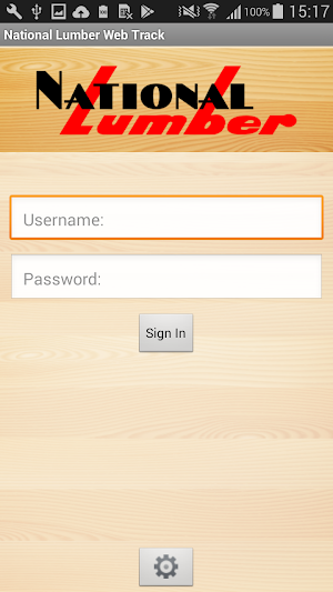 National Lumber Web Track Screenshot 0