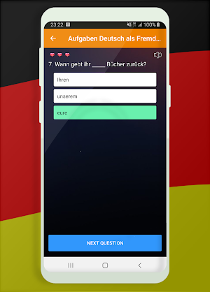 Aufgaben Deutsch als Fremdspra Screenshot 2