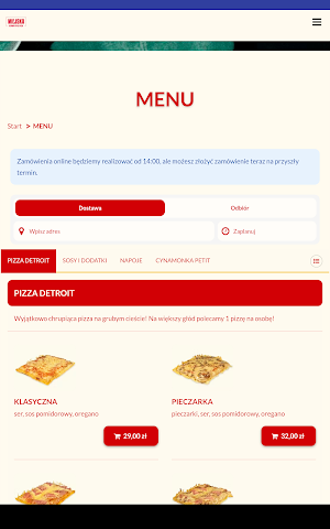 Pizza Miejska Screenshot 2