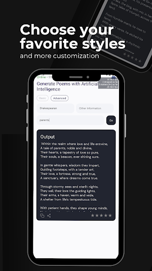 AI Poem Generator Screenshot 1