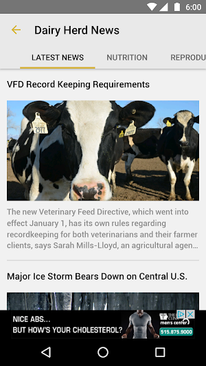 Dairy News and Markets Screenshot 1