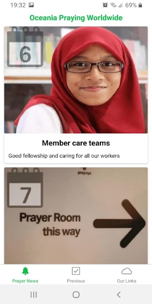 Oceania Prayer App Screenshot 1