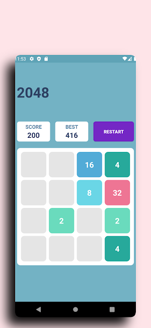 2048 game Screenshot 3