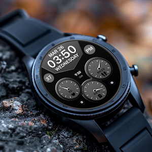 Key WF64 Digital Watch Face Screenshot 0