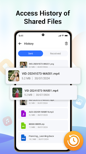 Data transfer - File transfer Screenshot 3