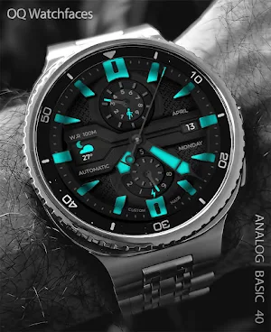 Analog Basic 40 Wear OS 5+ Screenshot 1